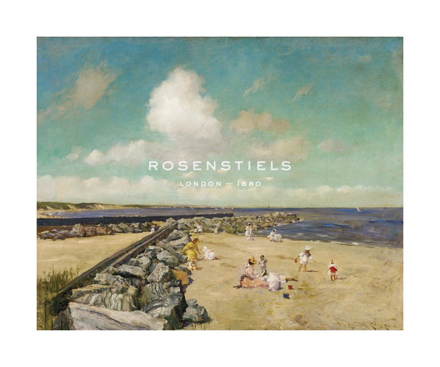 William Merritt Chase Hand Numbered Limited Edition Print on Paper :"Morning at Breakwater, Shinnecock c.1897"