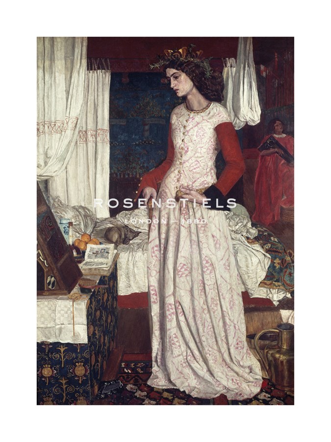 William Morris Hand Numbered Limited Edition Print on Paper :"La Belle Iseult"