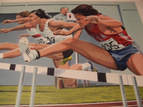 William Nelson Print: "'110Meters Hurdles" William Nelson Print: "'110Meters Hurdles"