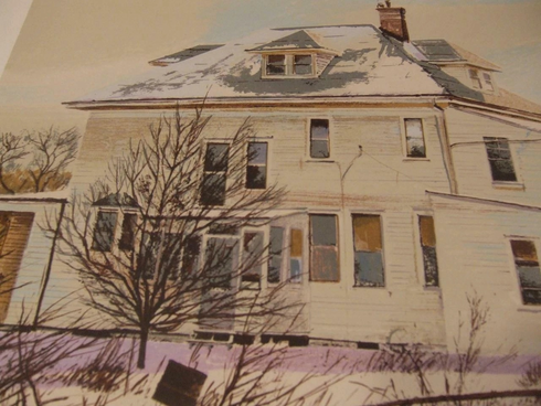 William Nelson Serigraph on Paper: "Back of the General Store" William Nelson Serigraph on Paper: "Back of the General Store"