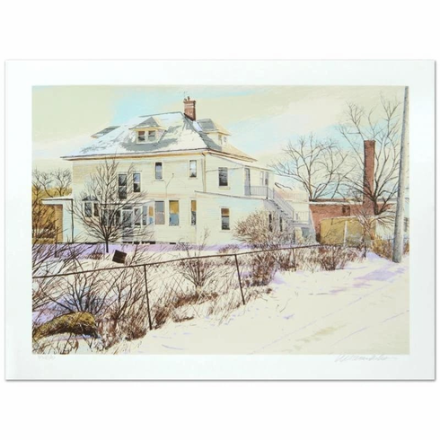 William Nelson Signed Limited Edition Hand-pulled Serigraph Print: "Back of the General Store"