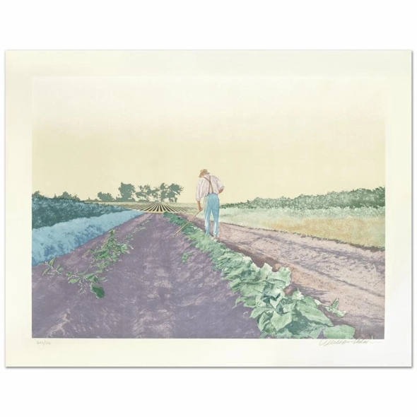 William Nelson Signed Limited Edition Hand-pulled Serigraph Print: "Cabbage Patch"