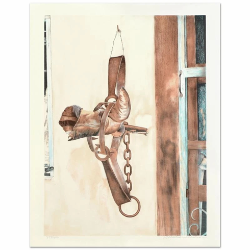 William Nelson Signed Limited Edition Lithograph Print: "Santa Fe Trading Post"