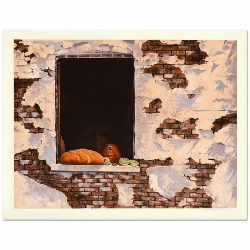 William Nelson Signed Limited Edition Lithograph Print: "The Baking" William Nelson Signed Limited Edition Lithograph Print: "The Baking"