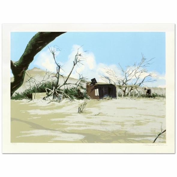 William Nelson Signed Limited Edition Serigraph Print: "Bandit's Hideout"