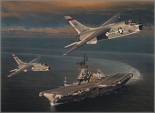 William Phillips Co-Signed Artist Proof Limited Edition Print "Caping the Tico (A7 Corsair ll)"