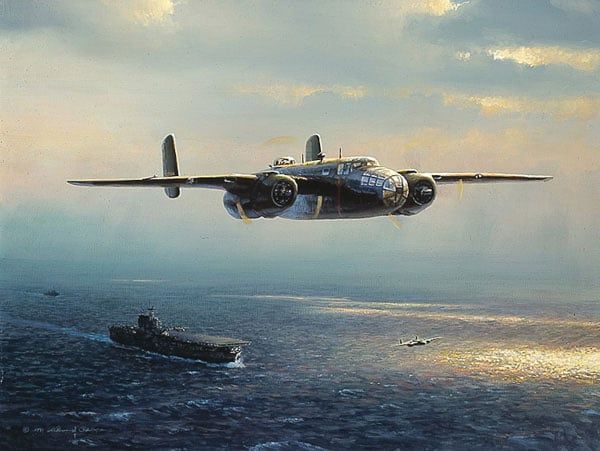 William Phillips Artist Proof Co-Signed Limited Edition Print :"I Could Never Be So Lucky Again (B-25) "