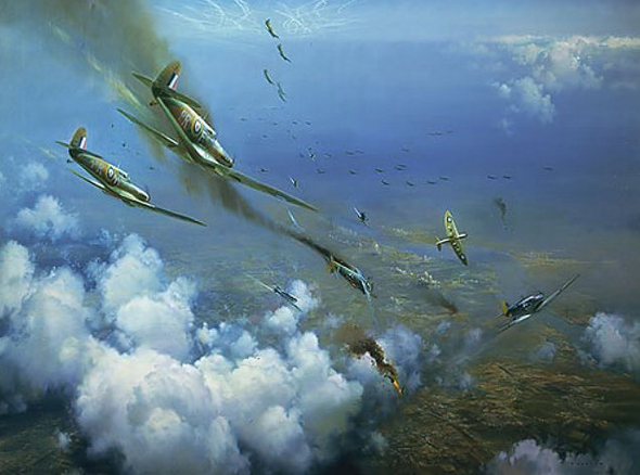 William Phillips Artist Signed Limited Edition Print:"The Battle of Britain"