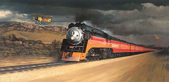 William Phillips Handsigned and Numbered Limited Edition Masterwork Anniversary Edition Canvas Giclee:"Chasing the Daylight"