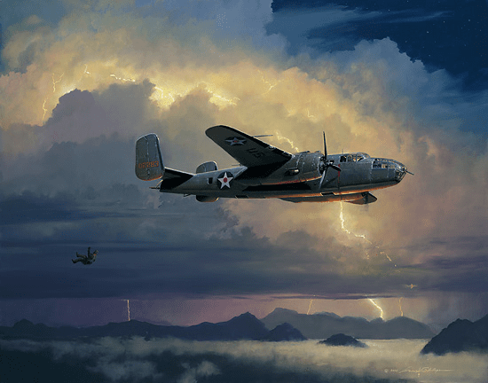 William Phillips Limited Edition (Countersigned by surviving Doolittle members) :"Into the Arms of the Dragon "