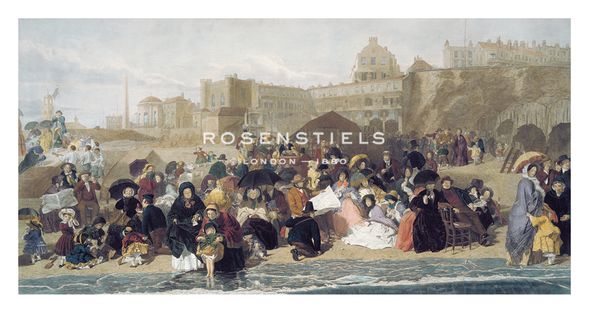 William Powell Frith Hand Numbered Limited Edition Print on Paper :"Life at the Seaside, Ramsgate Sands"