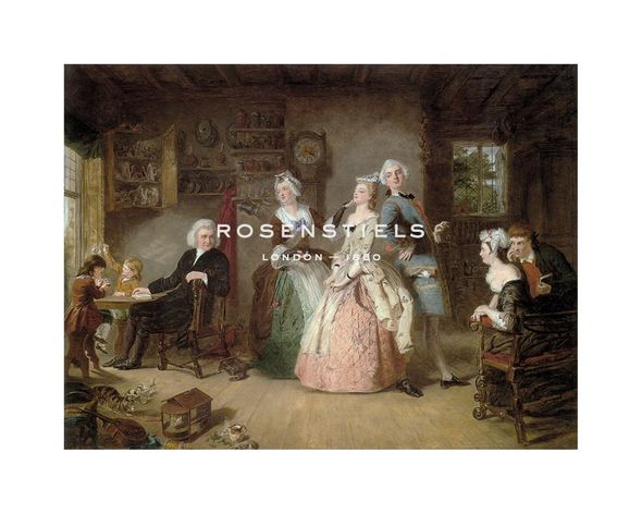 William Powell Frith Hand Numbered Limited Edition Print on Paper :"Measuring Heights"