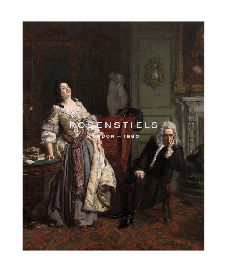 William Powell Frith Hand Numbered Limited Edition Print on Paper :"Pope Makes Love To Lady Mary Wortley Montagu"