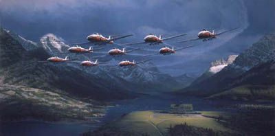 WILLIAM S PHILLIPS 41X20 Secondary Market Art: "SUNWARD WE CLIMB"