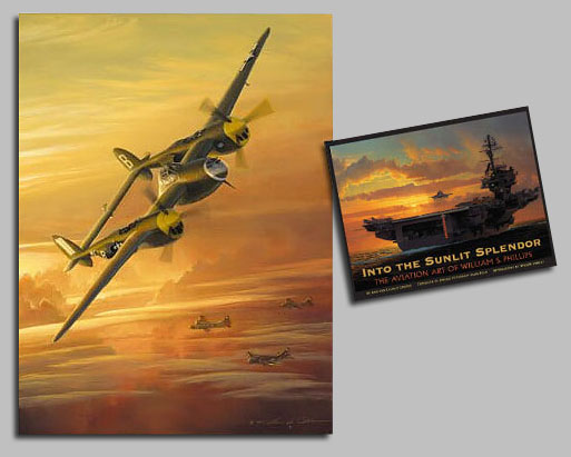 William S. Phillips Fine Art Book w/ Ltd Ed Canvas:"Into the Sunlit Splendor: Avia"