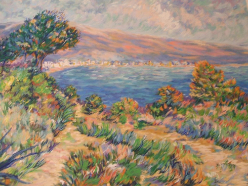 William Schimmel Giclee & Iris: "Beach Side Path"