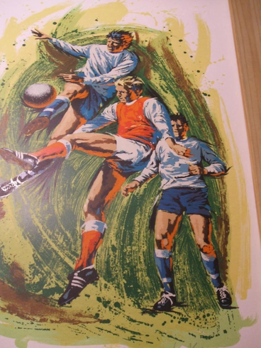 William Schimmel Limited Edition Serigraph Print: "Soccer" William Schimmel Limited Edition Serigraph Print: "Soccer"