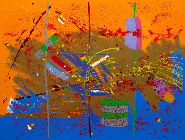 William Taggart Hand Signed Limited Edition Serigraph:"New Deal"