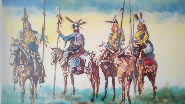 William Verdult Signed Limited Edition Lithograph Print: "The Lookouts"