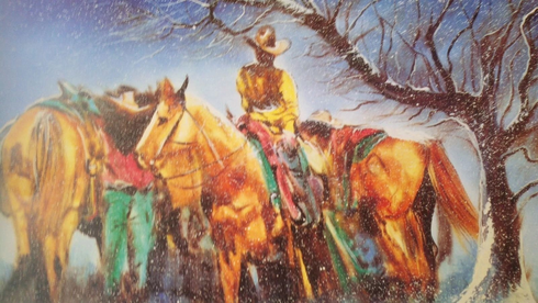 William Verdult Signed Limited Edition Lithograph Print: "Time to Ride"