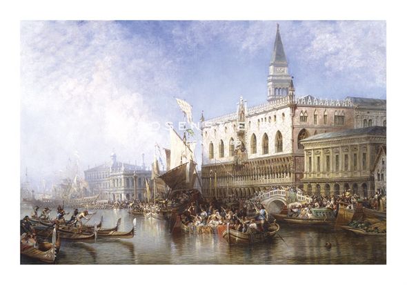 William Wyld Hand Numbered Limited Edition Print on Paper :"Venice Light"