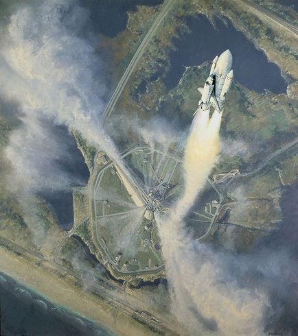 Wilson Hurley Artist Proof Limited Edition Print: "Columbia at 30 Seconds"