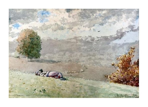 Winslow Homer Fine Art Open Edition Giclée:"Daydreaming"