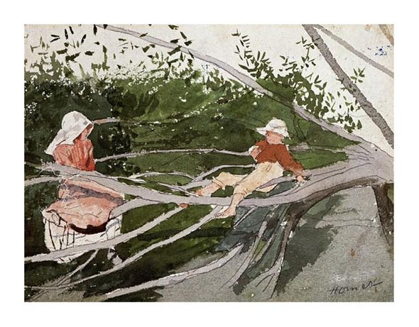 Winslow Homer Fine Art Open Edition Gicl&eacute;e:"Out on a Limb"