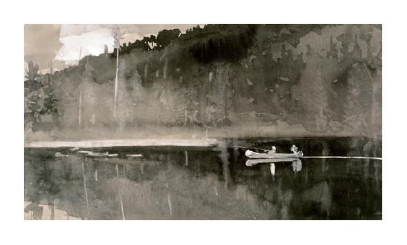 Winslow Homer Fine Art Open Edition Gicl&eacute;e:"Trout Fishing, Lake St. John"