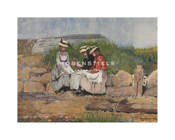 Winslow Homer Hand Numbered Limited Edition Print on Paper :"A Fisherman's Daughter"