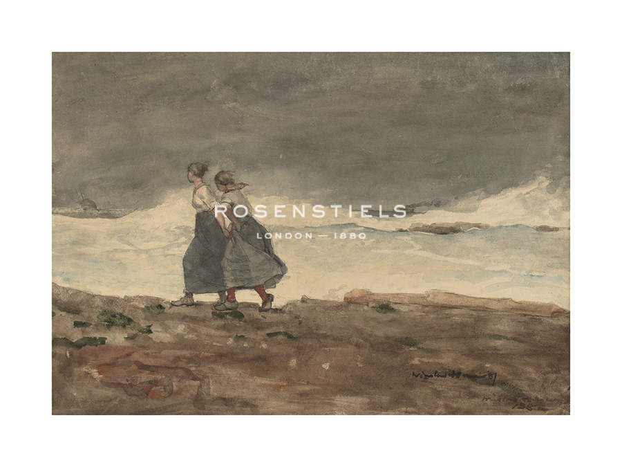Winslow Homer Hand Numbered Limited Edition Print on Paper :"Danger"