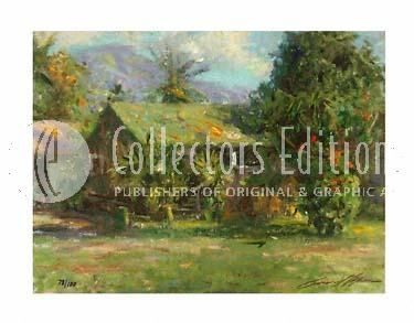 Wren Limited Edition Embellished Giclee on Canvas :" Mt Castle"