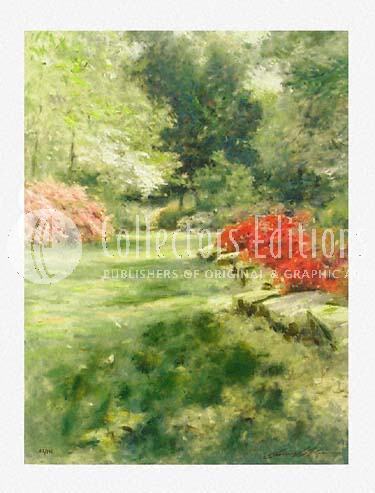 Wren Limited Edition Embellished Giclee on Canvas :"Spring Rouge "