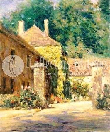 Wren Limited Edition Embellished Giclee on Canvas :"Walkway in Sassongy "