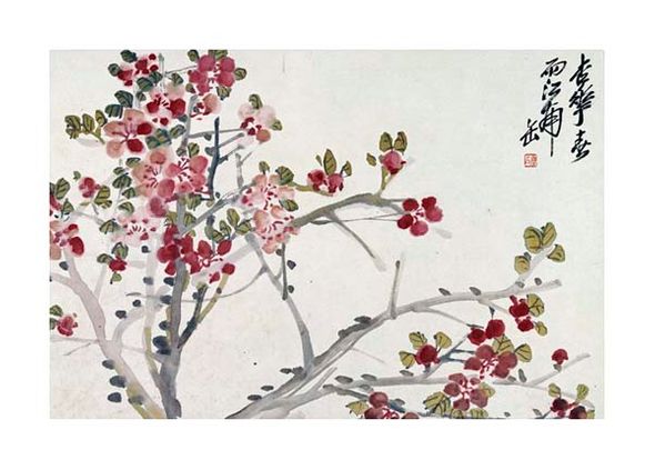 Wu Changshuo Fine Art Open Edition Giclée:"Flowers"