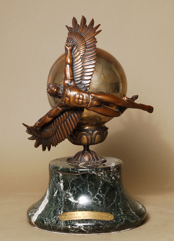 Wyatt Weed Handcrafted Solid Bronze Sculpture:"Icarus Flying" Wyatt Weed Handcrafted Solid Bronze Sculpture:"Icarus Flying"