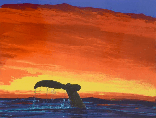 Wyland Limited Edition Lithograph on Paper: "Sounding Seas"
