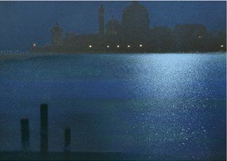 Xavier Carbonell Hand Signed and Numbered Limited Edition Giclee on Paper:"Grand Canal"
