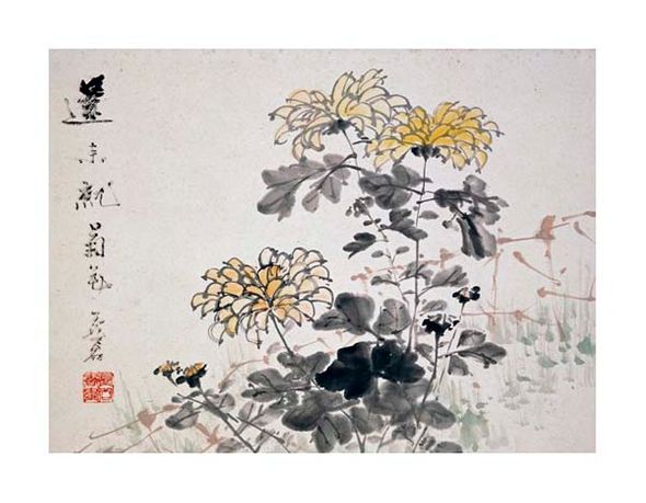 Xu Gu Fine Art Open Edition Gicl&eacute;e:"Chrysanthemums"