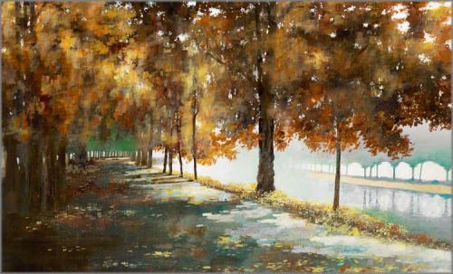 Yiqian Shu gicl&eacute;e on canvas, hand signed by the artist:"Morning Melody"