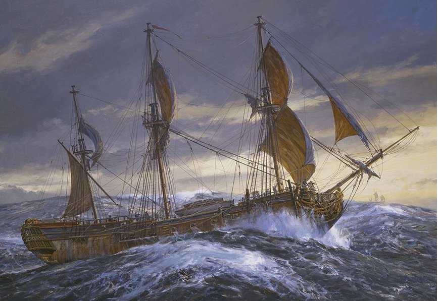 Geoff Hunt Artist Signed Limited Edition Giclee Print:" The Unknown Shore"