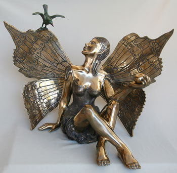 Yolanda Limited Edition Bronze Sculpture:"Fantasy"