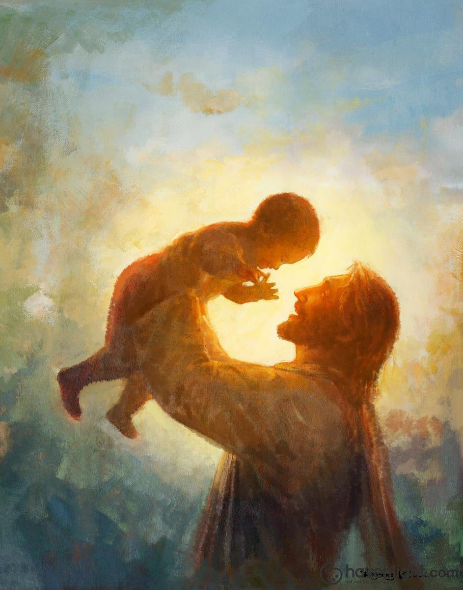 Yongsung Kim Fine Art Canvas Giclee: "Heaven's Gift" - Yongsung Kim