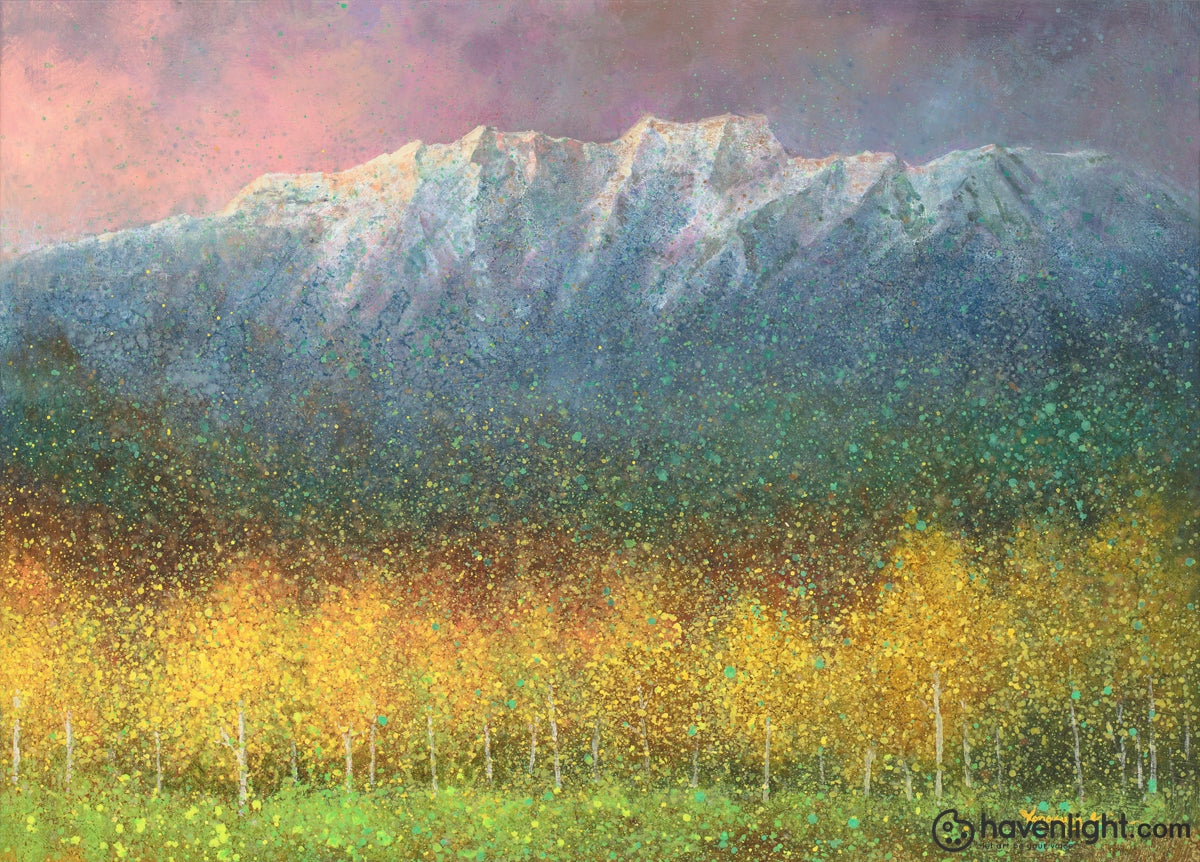 Yongsung Kim Fine Art Canvas Giclee: "Mountain Majesty Large Wall Art ...