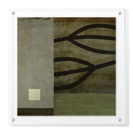 Yuko Lau Limited Edition Ready to Hang Giclee on Clear Acrylic: "Organic Abstract II"