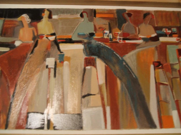 Yuri Tremier Artist Signed and Numbered Serigraph on Paper: "Girlfriends"