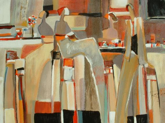 Yuri Tremler Hand Signed and Numbered Limited Edition Serigraph on Paper: " Untold Secret "