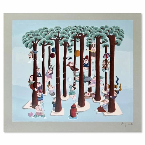 Yuval Mahler Limited Edition Serigraph Print: "Untitled VIII" Yuval Mahler Limited Edition Serigraph Print: "Untitled VIII"