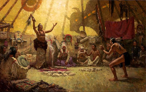 Z S LIANG 48X30 Secondary Market Art: "TRANSFERRING BEAR CNV"