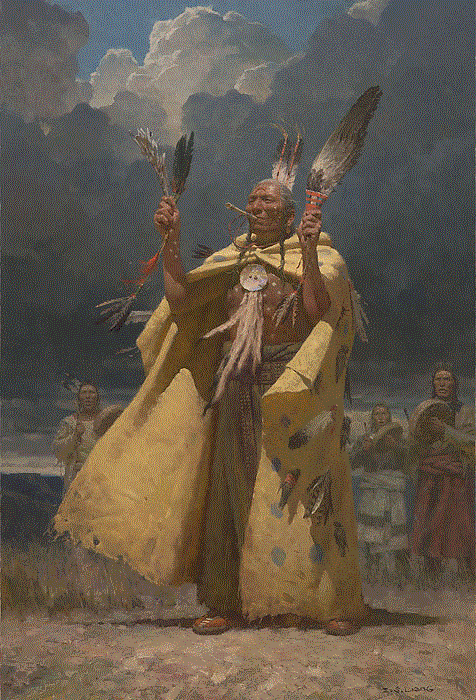 Z.S. Liang Artist Hand-Signed Limited Edition Giclee Canvas:"The Weather Maker"